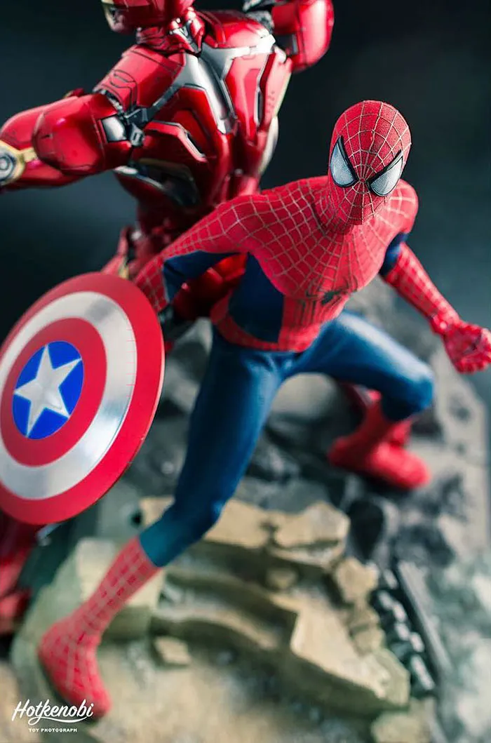 Estas figuras de acción cobran vida en las increíbles imágenes de este fotógrafo japonés