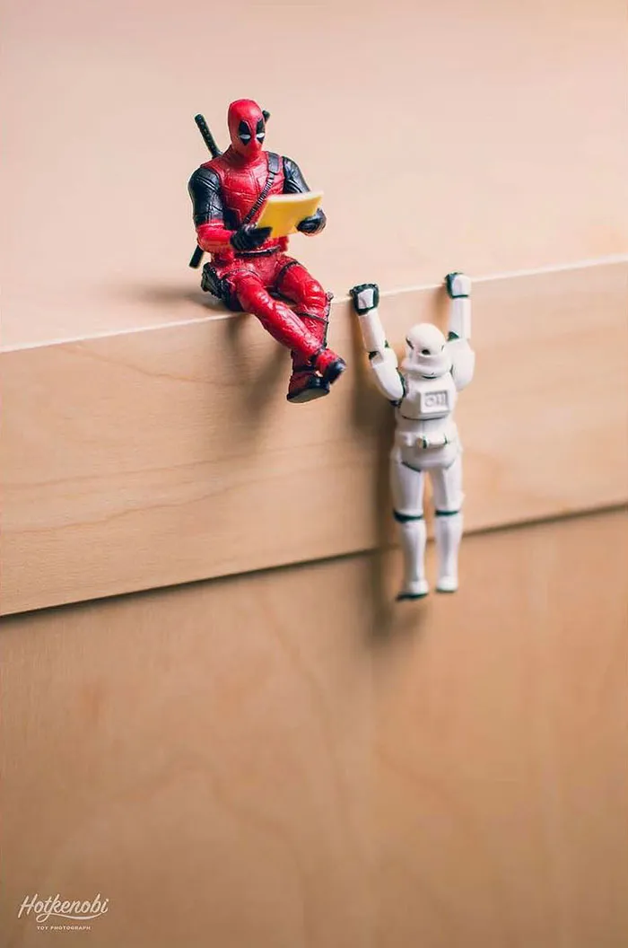 Estas figuras de acción cobran vida en las increíbles imágenes de este fotógrafo japonés