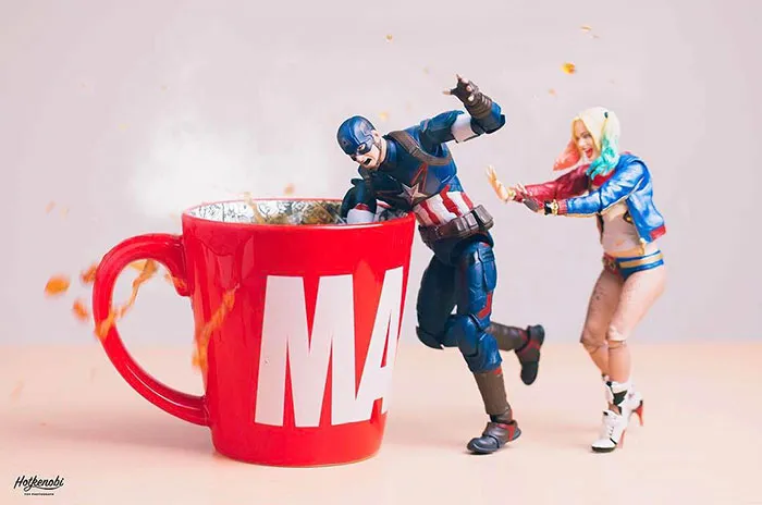Estas figuras de acción cobran vida en las increíbles imágenes de este fotógrafo japonés