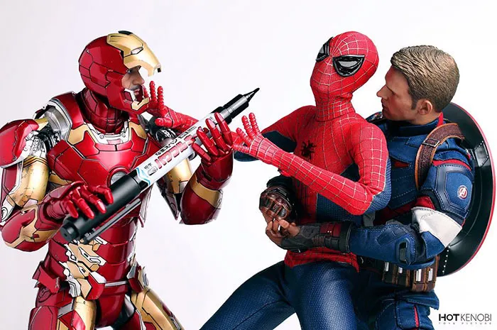 Estas figuras de acción cobran vida en las increíbles imágenes de este fotógrafo japonés