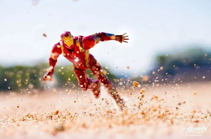 Estas figuras de acción cobran vida en las increíbles imágenes de este fotógrafo japonés