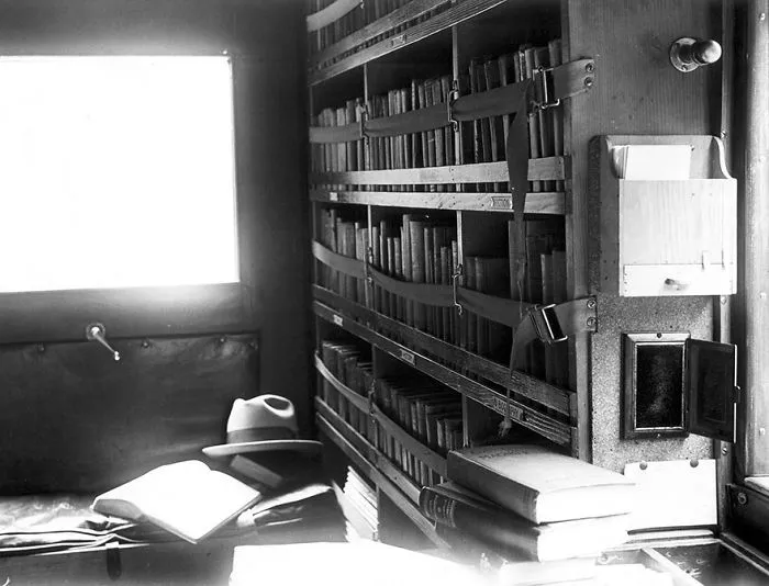 Bookmobile Interior, May 1927