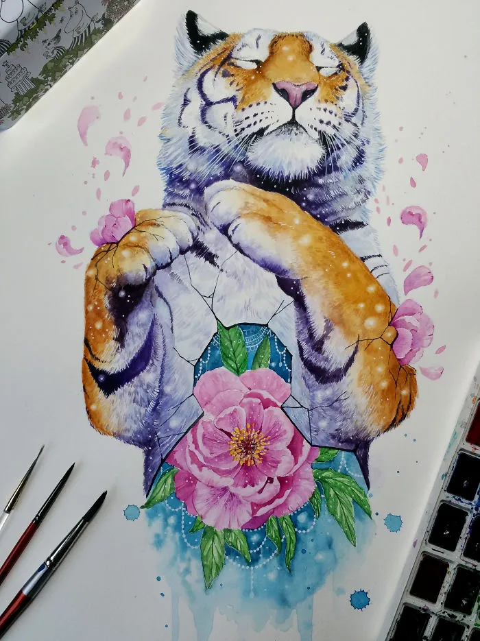 I Paint The Beauty I See In Animals To Remind Us To Preserve Nature