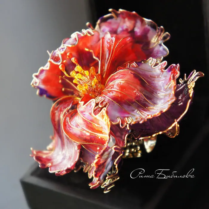 Incredible Femininity: Fantastic Glass And Metal Jewellery By Rita Brialee