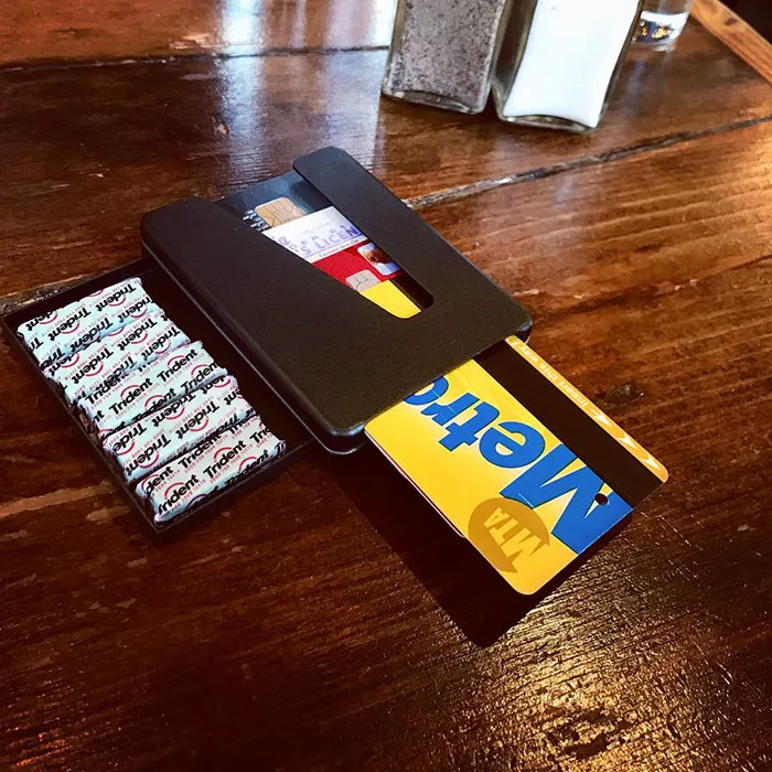 wallet with cards