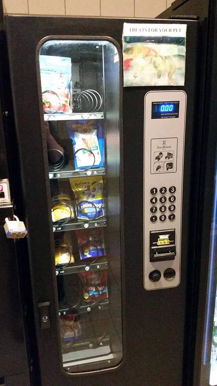 a vending machine for dogs