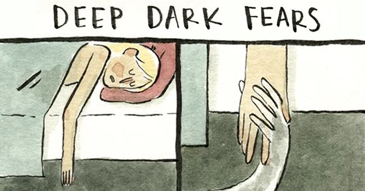 Este ilustrador convierte en cómics los miedos más profundos e irracionales de la gente (2ª parte)