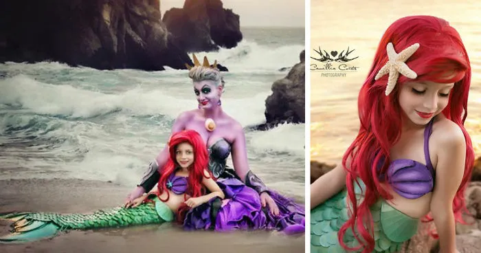 Esta madre y su hija de 7 años hacen cosplay de personajes Disney y son mejores que en las películas