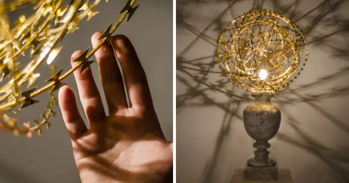 We Created This Sculptural Lamp To Reflect The Tense Political Climate That Is Spreading Across The World