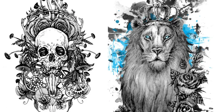 My Own Hand-Drawn Custom Tattoo Designs