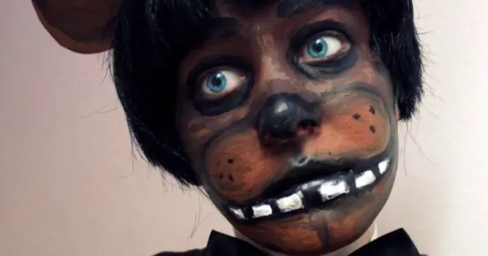 Freddy Fnaf- Makeup Tutorial Created With Craft Acrylic