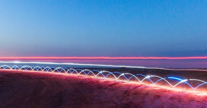 I Used My Bike And Led's To Create These Beautiful Patterns