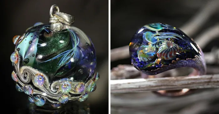 Cosmic Lampwork Jewellery By Marina Berulava