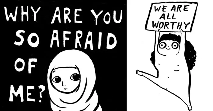 Mexican Artist Creates Cartoons For Peace All The Way From Her New Country, Canada