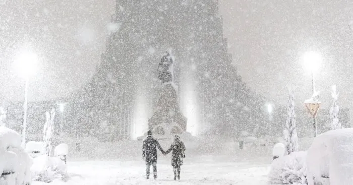 Today In Iceland, We Woke With The Highest Amount Of Snow Ever Recorded In February