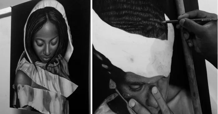 This Artist Shows The Process Of Drawing