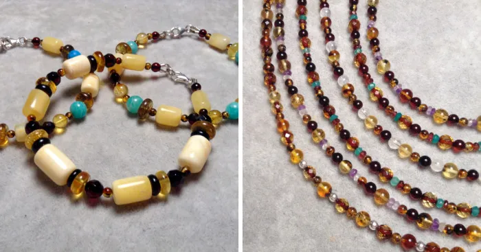 I Create Colorful Amber Jewellery