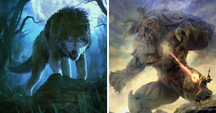 Great Illustrations From Dark Mages Card Game