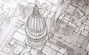 These Freehand Architectural Sketches Show A University Student's Incredible Progress