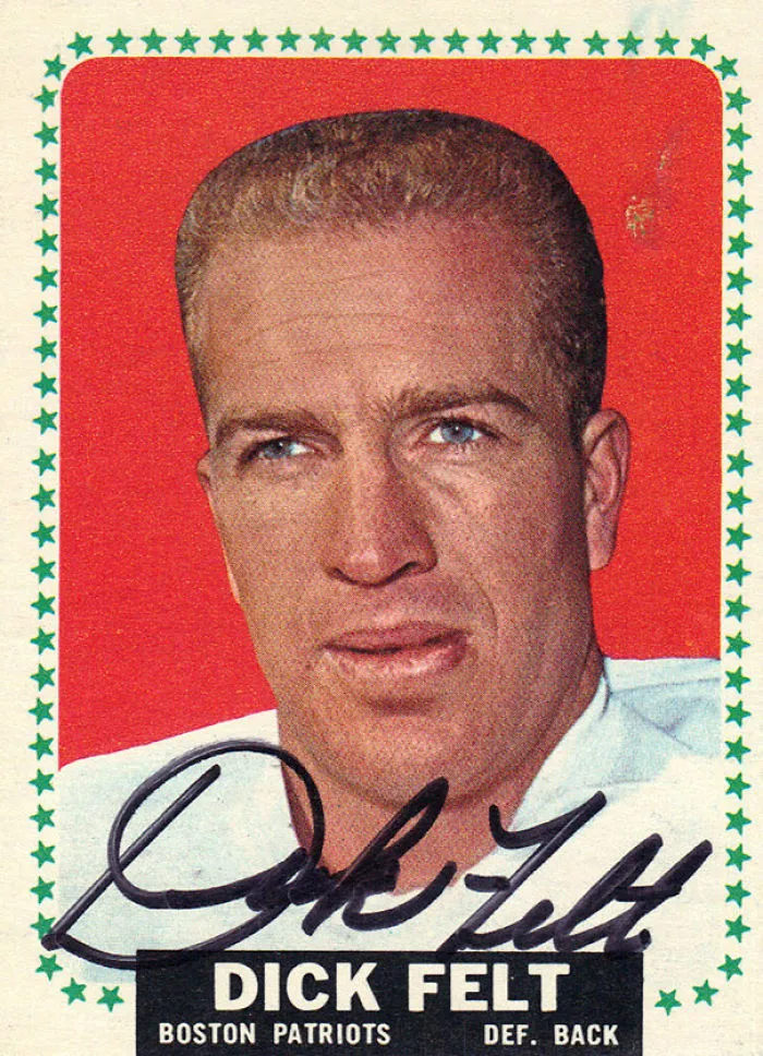 Football player trading card with a humorous name in bold letters at the bottom.