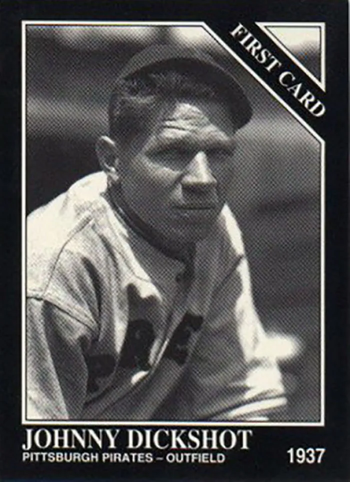 Vintage baseball card featuring a player with a funny name from the 1937 Pittsburgh Pirates team.