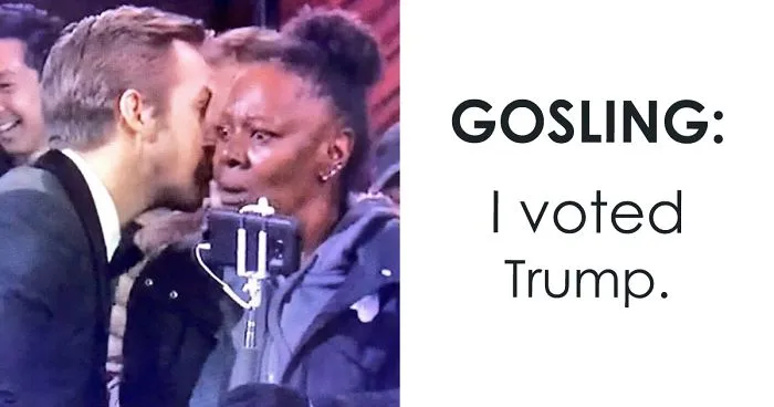 Ryan Gosling Whispering During Oscars Becomes A Meme, And Internet's Responses Are Hilarious