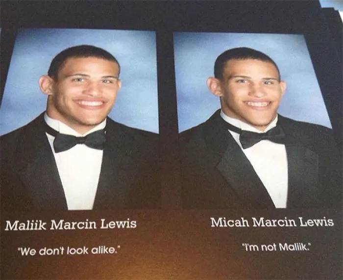 We Don't Look Alike. I'm Not Maliik