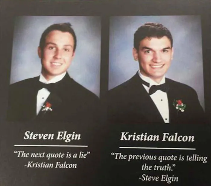The Next Quote Is A Lie. The Previous Quote Is Telling The Truth