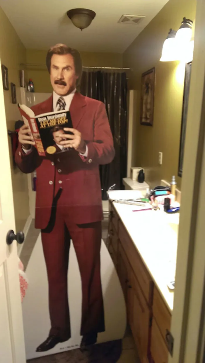 Left A Surprise In The Bathroom For My Girlfriend