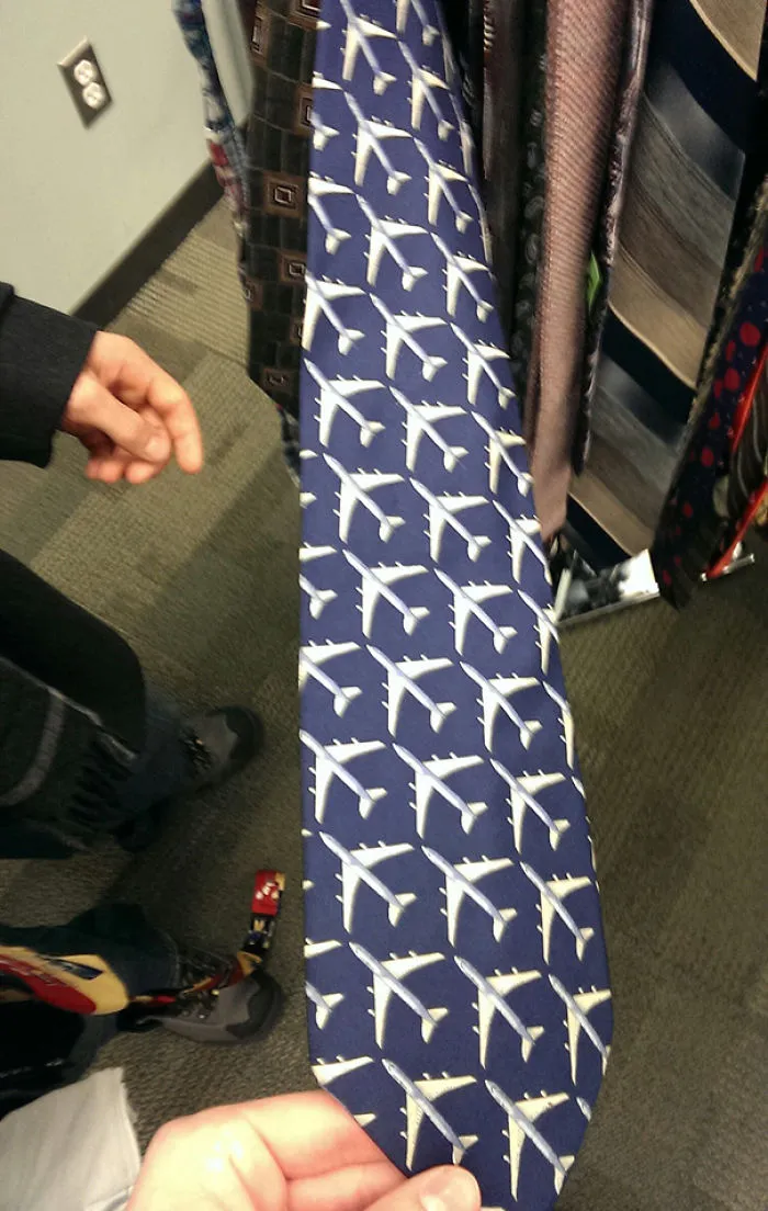 Girlfriend Told Me To Wear A Plain Tie To Dinner Tonight