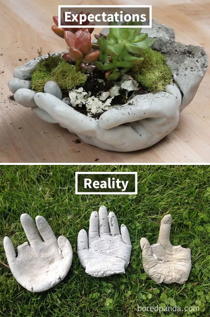 The Moment You Realize Your Failed Attempt At Garden Hands Is Speaking To You
