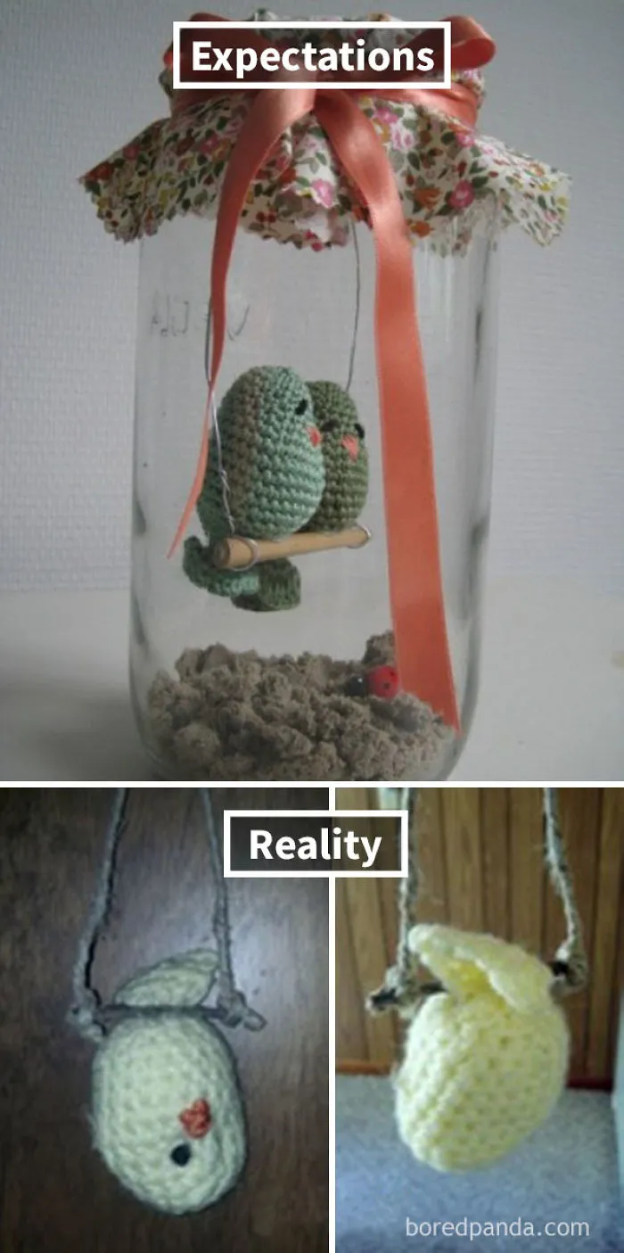 Dead Crocheted Birdie