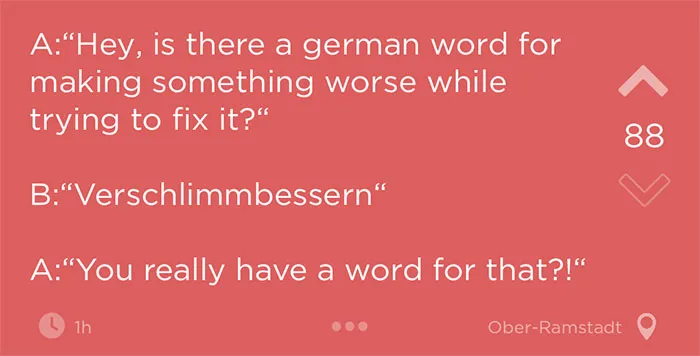 There's A Word For Everything In German Language