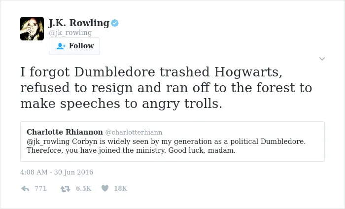 69 Times J. K. Rowling Brutally Destroyed Internet Trolls