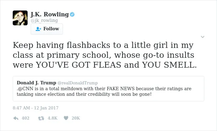 69 Times J. K. Rowling Brutally Destroyed Internet Trolls
