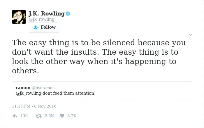 69 Times J. K. Rowling Brutally Destroyed Internet Trolls