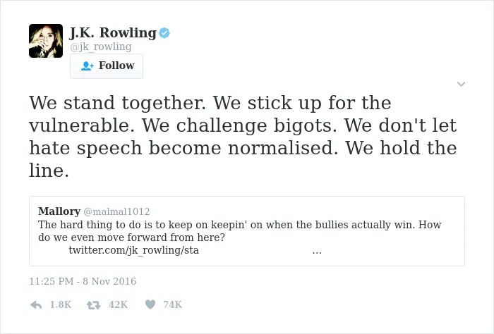69 Times J. K. Rowling Brutally Destroyed Internet Trolls
