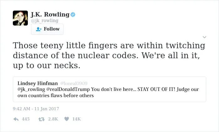 69 Times J. K. Rowling Brutally Destroyed Internet Trolls