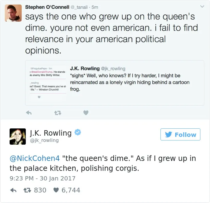 69 Times J. K. Rowling Brutally Destroyed Internet Trolls