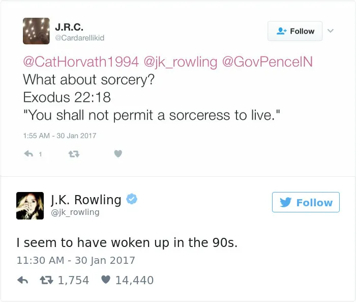 69 Times J. K. Rowling Brutally Destroyed Internet Trolls