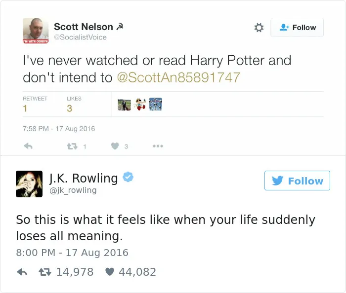 69 Times J. K. Rowling Brutally Destroyed Internet Trolls