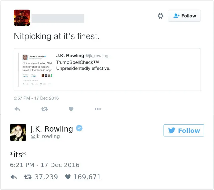 69 Times J. K. Rowling Brutally Destroyed Internet Trolls