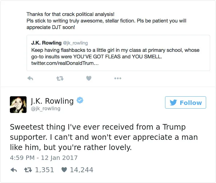 69 Times J. K. Rowling Brutally Destroyed Internet Trolls