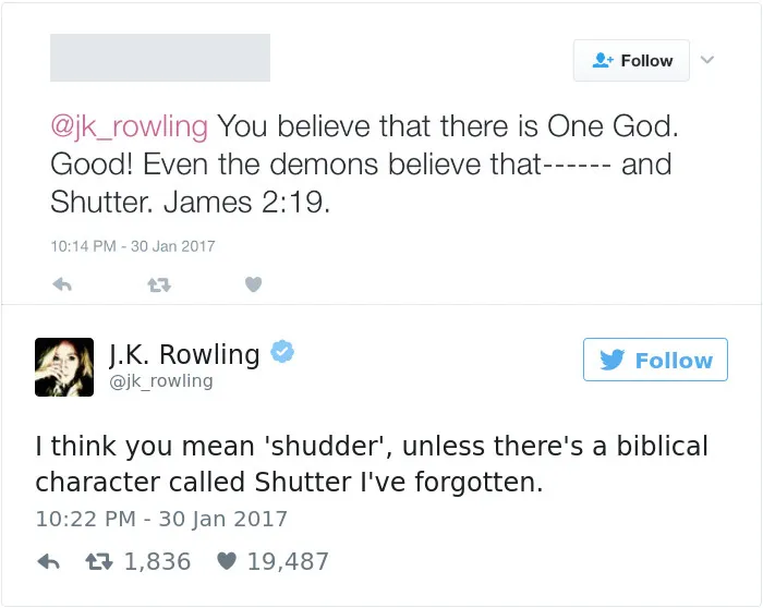 69 Times J. K. Rowling Brutally Destroyed Internet Trolls