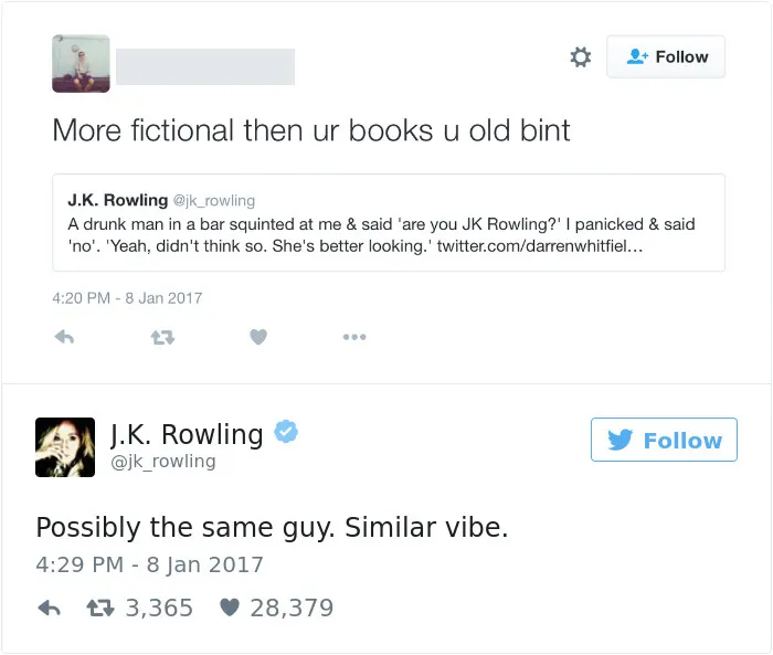 69 Times J. K. Rowling Brutally Destroyed Internet Trolls