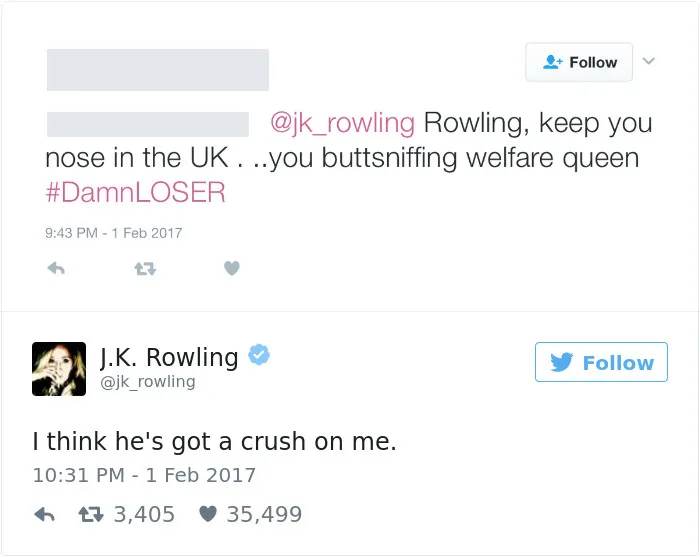 69 Times J. K. Rowling Brutally Destroyed Internet Trolls