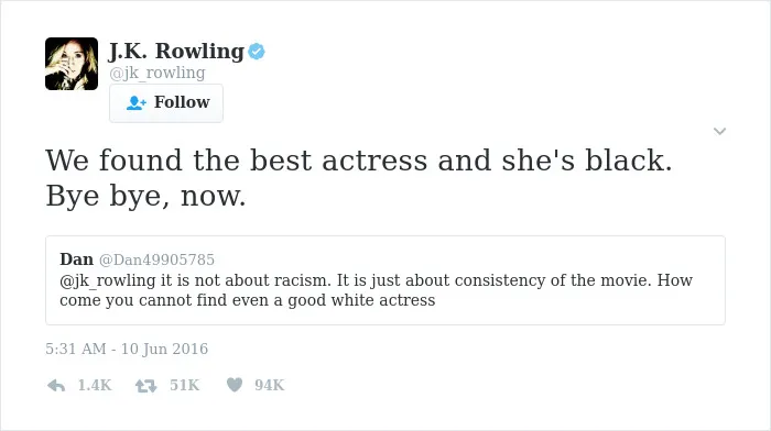 69 Times J. K. Rowling Brutally Destroyed Internet Trolls
