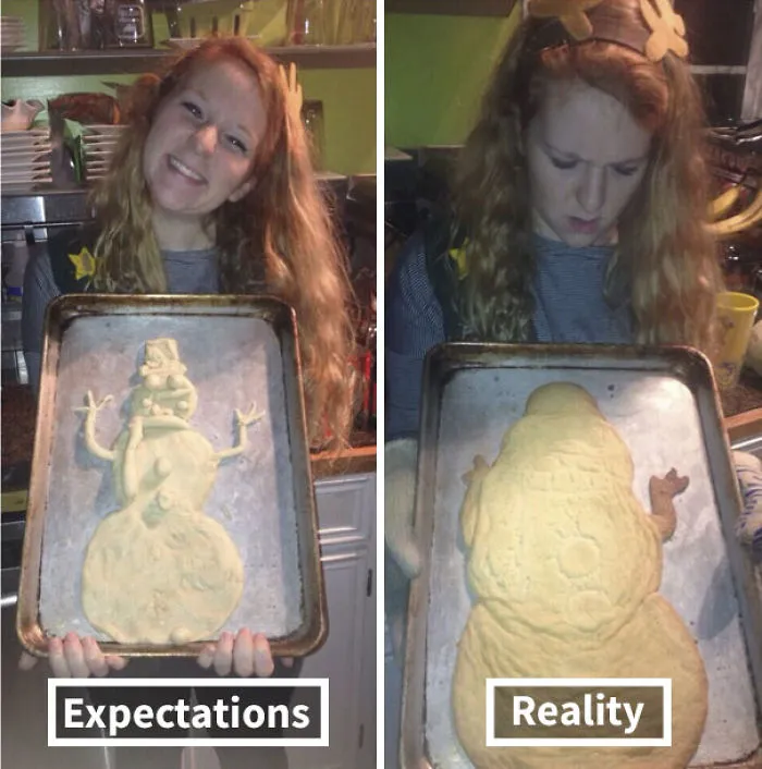 The Snowman Came Out A Little Differently Then Expected