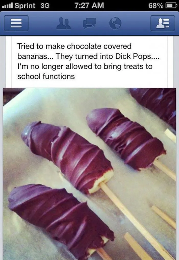 Tried To Make Chocolate-covered Bananas