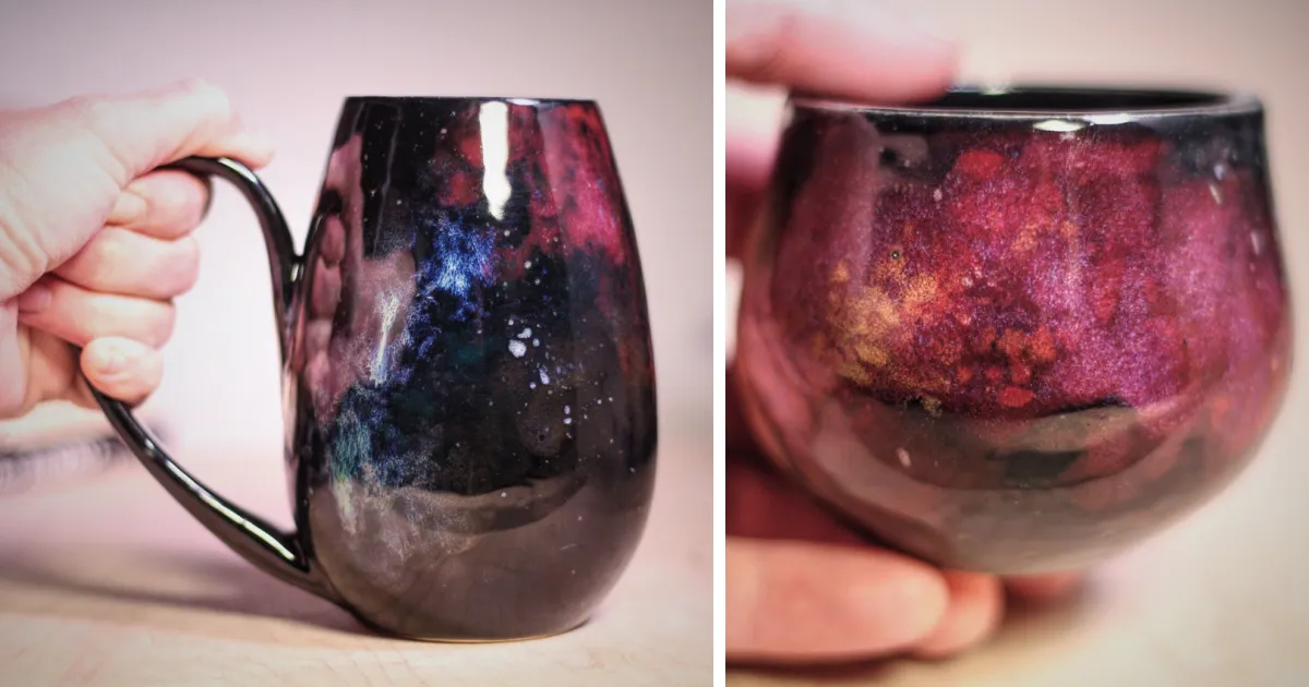 Cerámica inspirada en las galaxias para que puedas beber de las estrellas